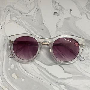 Lucky brand clear sunglasses